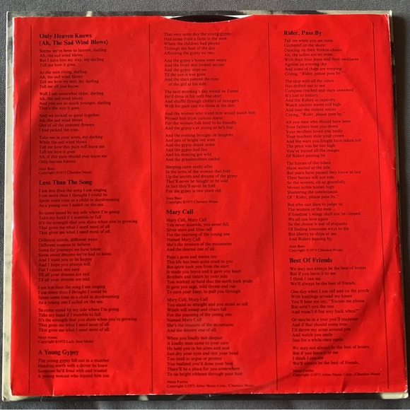 Joan Baez - Where are You Now, My Son? Vinyl lp record - Picture 3 of 9